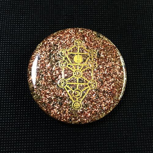 薔薇のオルゴナイト【小サイズ・海からの宝物】