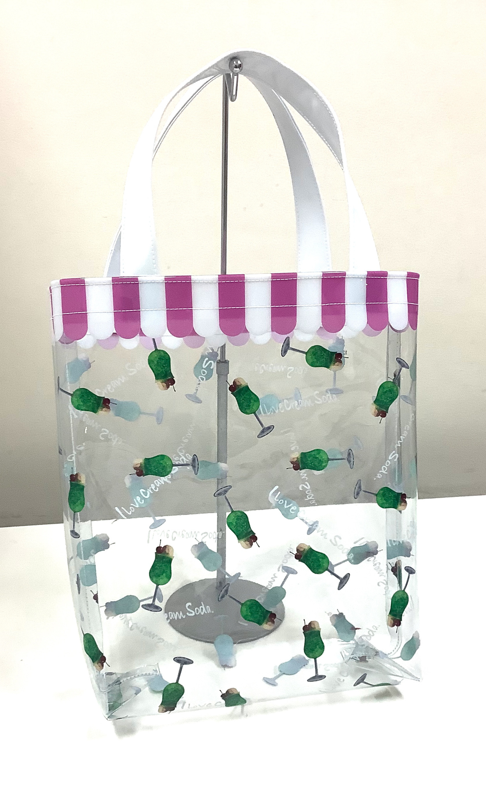 オリジナル クリームソーダトートバッグ☆グリーン