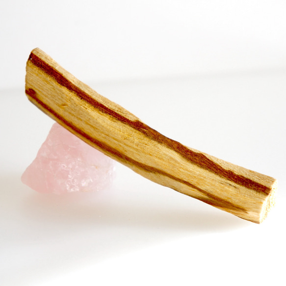 ＜馨る森の息吹＞ ペルー産パロサントスティック＆ローズクォーツ（ラフロック）＆芳香ミストセット 4枚目の画像