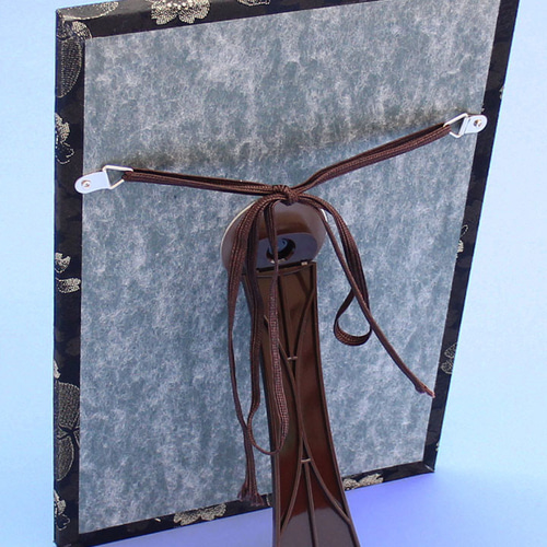 正絹♪ 桜 × 黒色〈48cm 匠一好作 押絵羽子板〉本つげかんざし 本仕立 正絹♪ 桜 × 黒色〈48cm 匠一好作 押絵羽子板〉本つげかんざし 本仕立