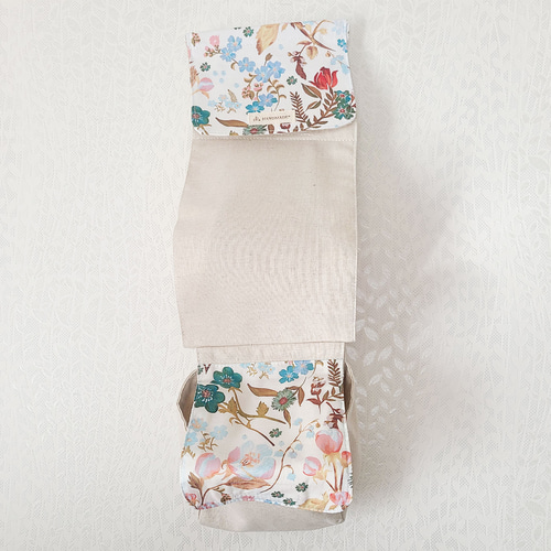 ユーミン様 オーダートイレットペーパー入れ、ナプキン入れ完成品 完成品 リバティ トイレットペーパーホルダーカバー ナプキン入れ付