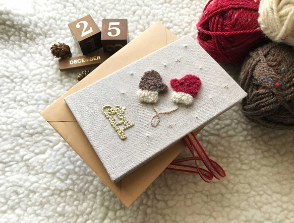 暖暖的聖誕小手套 手工卡片 聖誕卡 Handmade Christmas card 第5張的照片