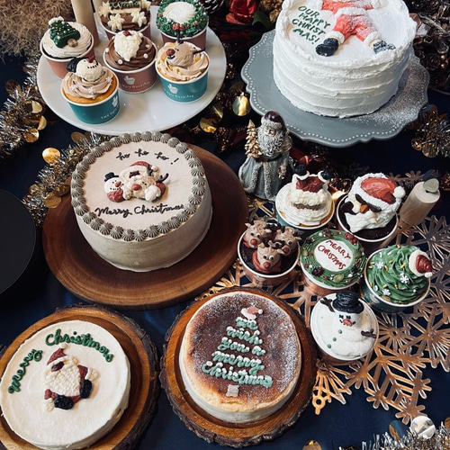 Christmas box 2023/クリスマスカップケーキ6個セット Christmas box 2023/クリスマスカップケーキ6個セット