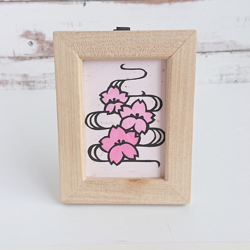 福袋 | レディースファッション通販【公式】 春の桜 ミニサイズ な 切り絵 フレーム付き【切り絵】 シンプル 絵画