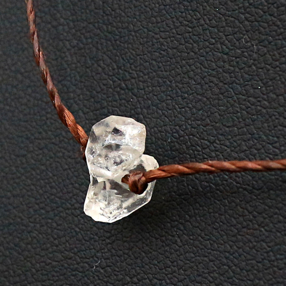 ハーキマーダイヤモンド 小粒 ビーズ トップ beads246 3枚目の画像