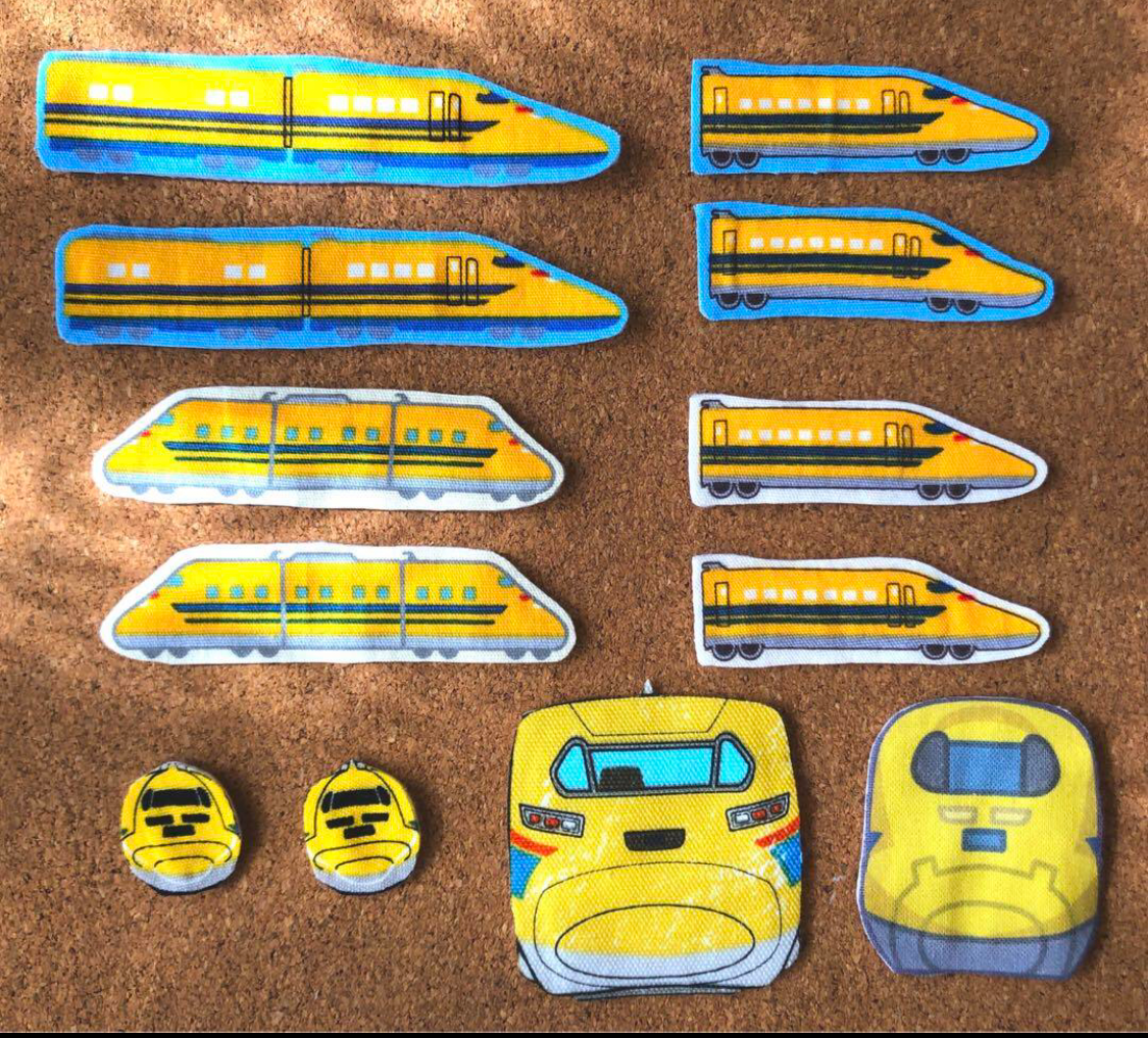 JR 鉄道 当時物 電車 国鉄 記念 ワッペン 20周年 新幹線 昭和 フェルト