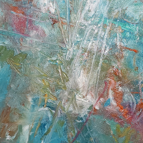 「ホオズキ」原画　絵画　木製パネル ほおずき」 by 陽慈音(はるじおん)｜Artmeter｜暮らしを彩る