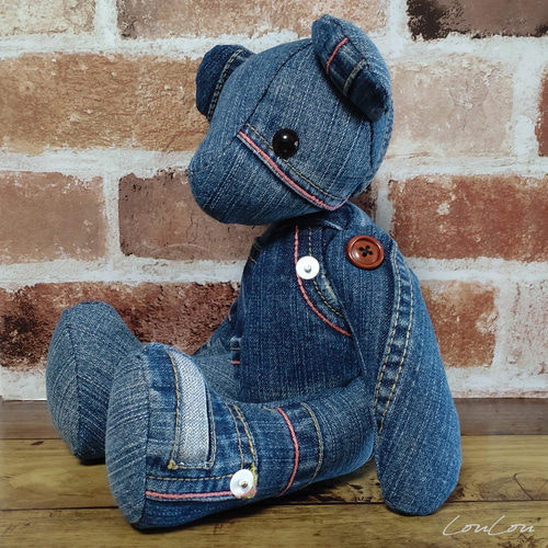 デニムリメイク♡雛人形⋈*。゜ JUN | #デニムリメイクバッグ #デニムとアニマル #ダルメシアン柄の