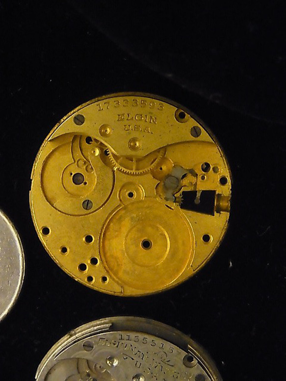 本物志向。古い時計のジャンク2個セットです。　jw-402 3枚目の画像