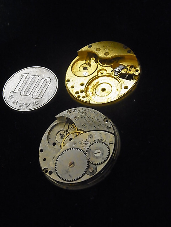 本物志向。古い時計のジャンク2個セットです。　jw-402 4枚目の画像