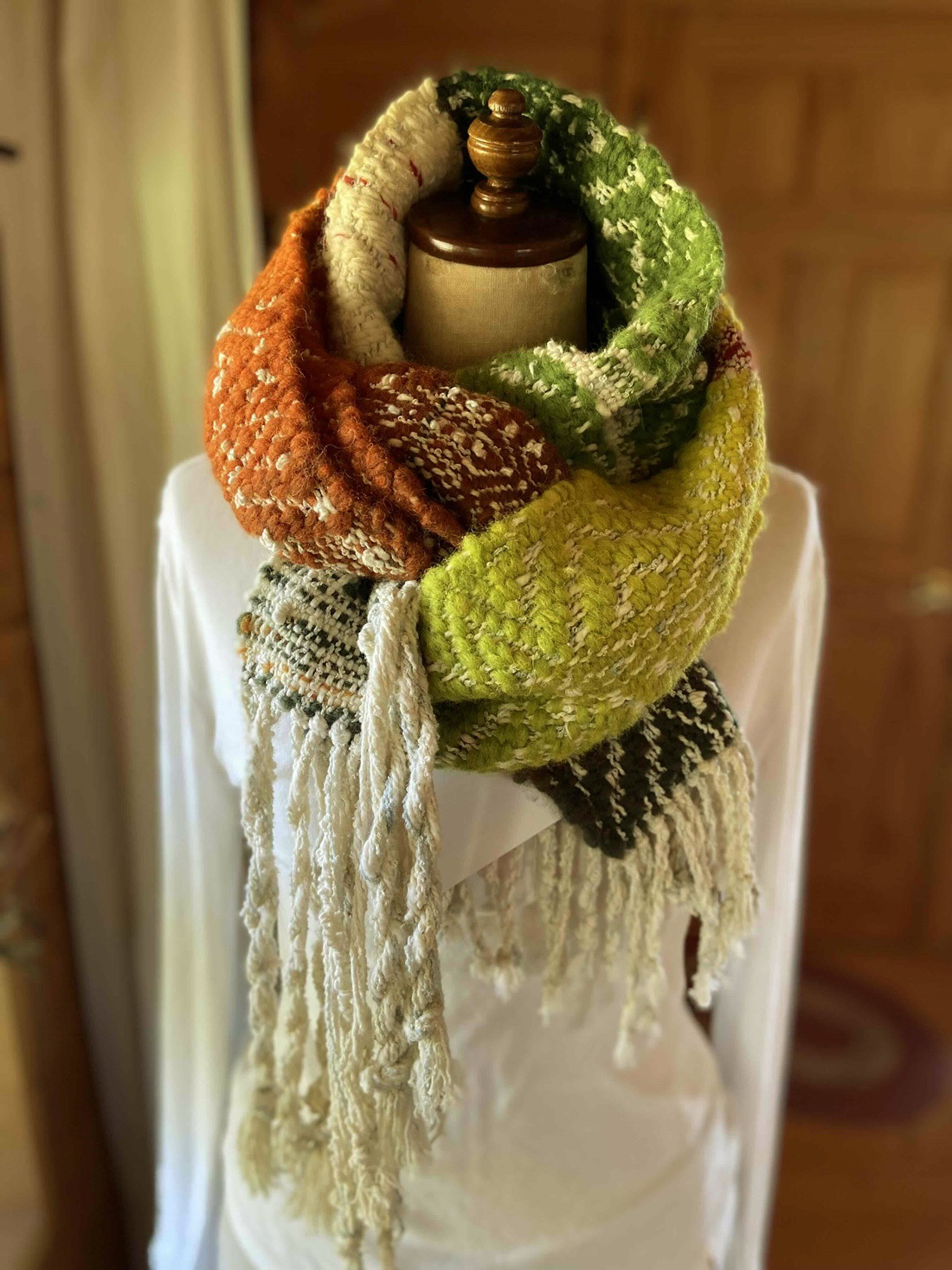 Sweden Wool & Cotton Stole #2326