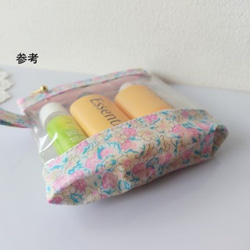 ★30％off★　XS-3 リバティ　ラミ　クリアポーチ　アイアンシ　赤　上品　大人　女性　プチギフト 10枚目の画像
