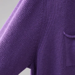 【秋冬の新作】全8色 ニットトップス 連帽セーター セータージャケット ゆったり  レディース　カジュアル 13枚目の画像