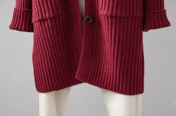 【秋冬の新作】 全4色 厚手セーターコート ミディアムニットカーディガン セータージャケット ゆったり  レディース 14枚目の画像