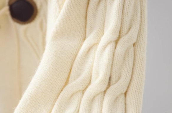 【秋冬の新作】 全2色 厚手セーターコート ミディアムニットカーディガン セータージャケット ゆったり  レディース 9枚目の画像