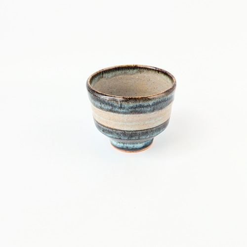 番茶碗5客セット 【手仕事 民藝 和 陶器】 湯呑み 酒津焼 kazu pottery
