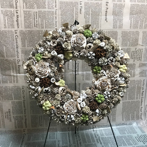 ももhappy☆様 Merry 静かな森のクリスマスリース 他1点 お