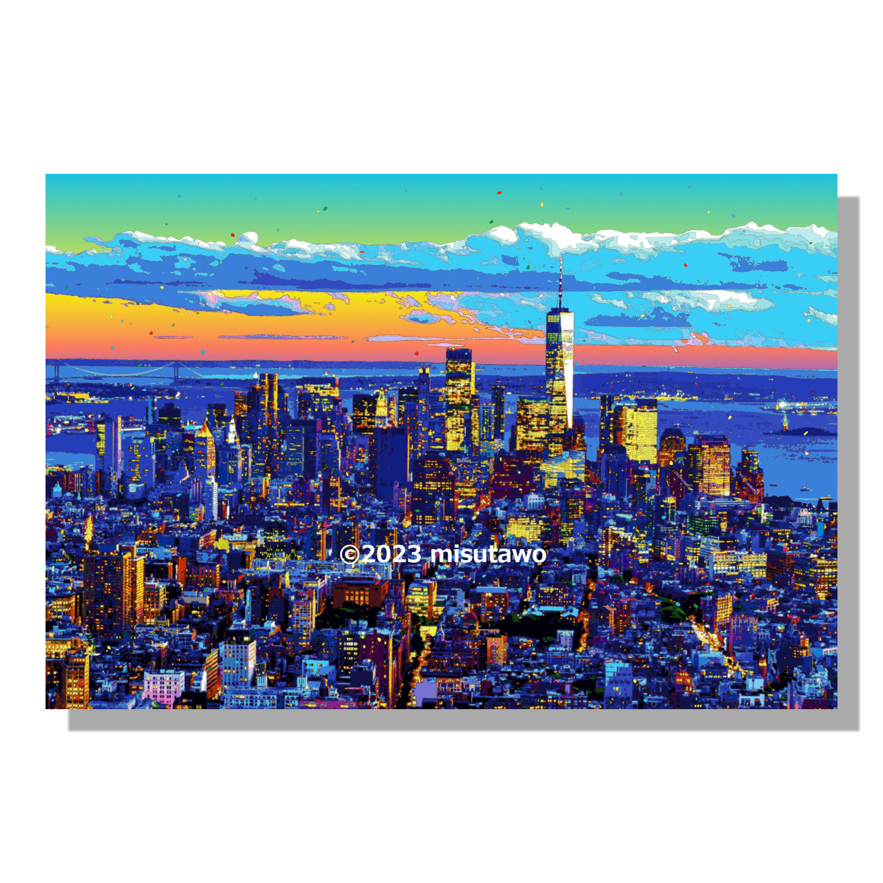 ニューヨークのポストカード Amazon | ニューヨークポストカード30スタイルセットNYCお土産