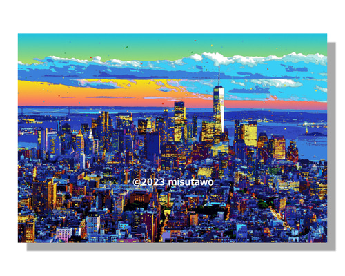 ニューヨークのポストカード ニューヨークポストカード| Zazzle JP