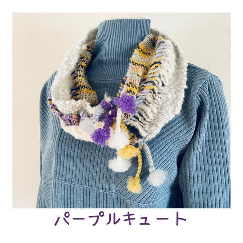 手作りキット】手織り機（咲きおり40cm）で織って作るミニ