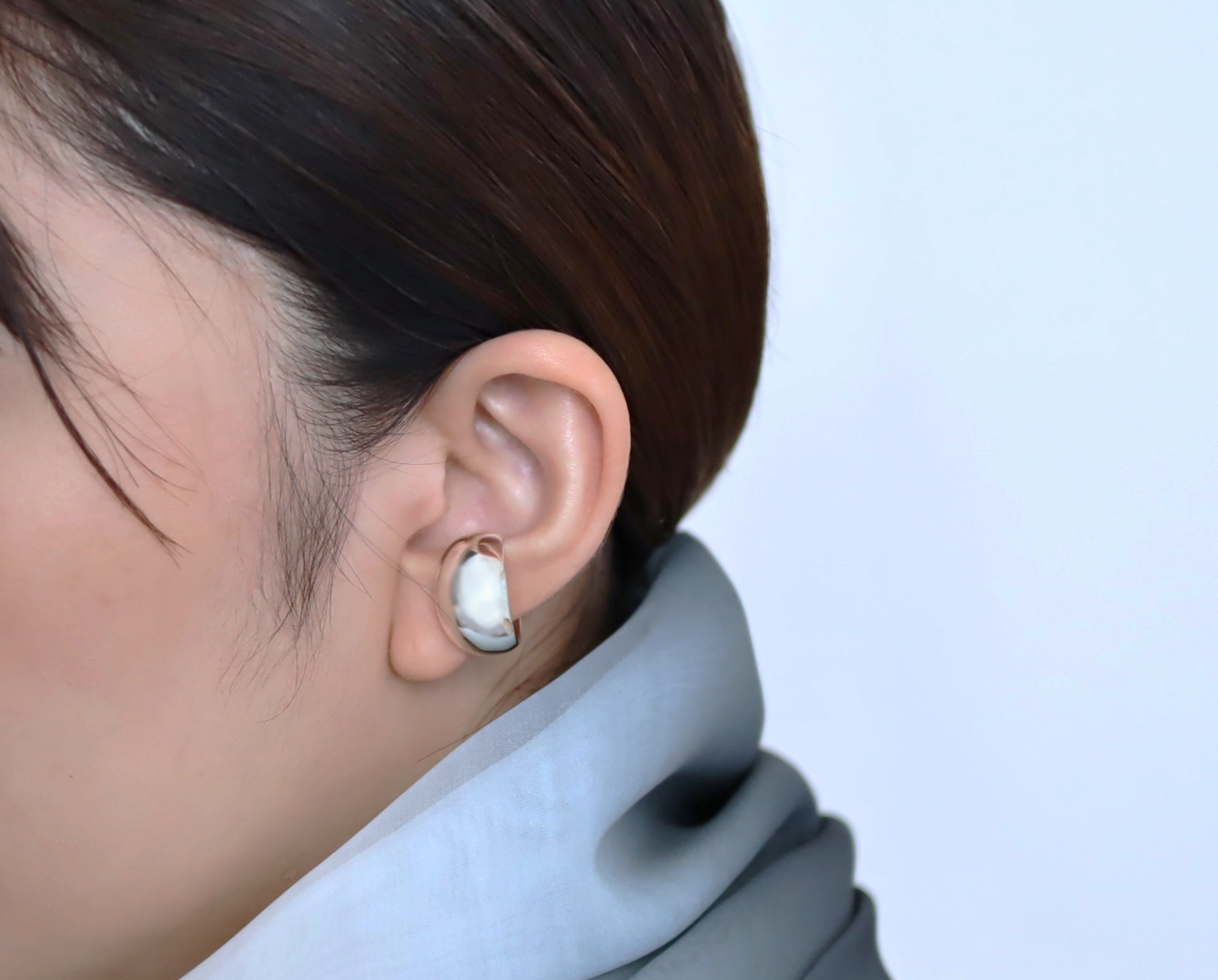 月光イヤーカフSV925片耳用