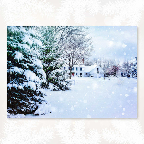 専用出品 冬の風景はがきとアートフレーム 冬景色 15枚セット ポストカード