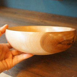 【木　皿　木製　食器　カレー皿】＃181　トチ 4枚目の画像