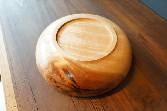 【木　皿　木製　食器　カレー皿】＃181　トチ 6枚目の画像