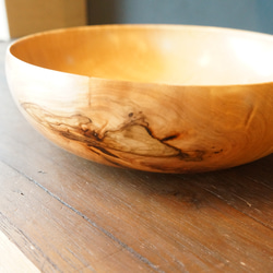 【木　皿　木製　食器　カレー皿】＃181　トチ 5枚目の画像