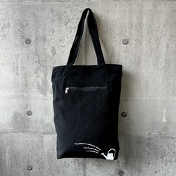 【BISOUオリジナルデザイン】A4対応 オリジナルキャンバストートバッグ（Cactus）／通学通勤バッグ 6枚目の画像