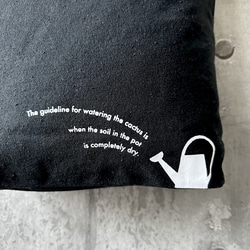 【BISOUオリジナルデザイン】A4対応 オリジナルキャンバストートバッグ（Cactus）／通学通勤バッグ 8枚目の画像