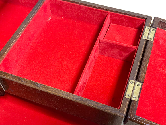 裁縫箱 ソーイングボックス 昭和 レトロ ビンテージ 5枚目の画像