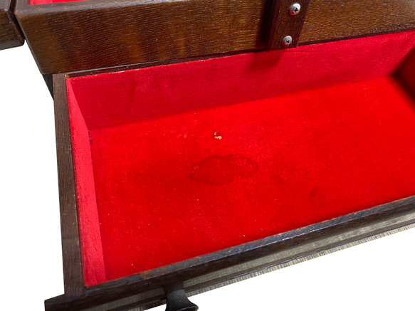 裁縫箱 ソーイングボックス 昭和 レトロ ビンテージ 4枚目の画像