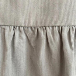 ジャンパースカート・細コーデュロイ・ホワイトグレー・着丈127ｃｍ・綿100％・ロング丈・そのほかのカラーあります。 3枚目の画像