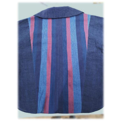 83套頭領套頭衫Shijira編織滯銷浴衣布料復古棉棉 第9張的照片