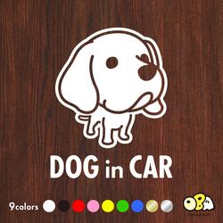 DOG IN CAR/ワイマラナーA カッティングステッカー KIDS IN・BABY IN・SAFETY DRIVE 1枚目の画像