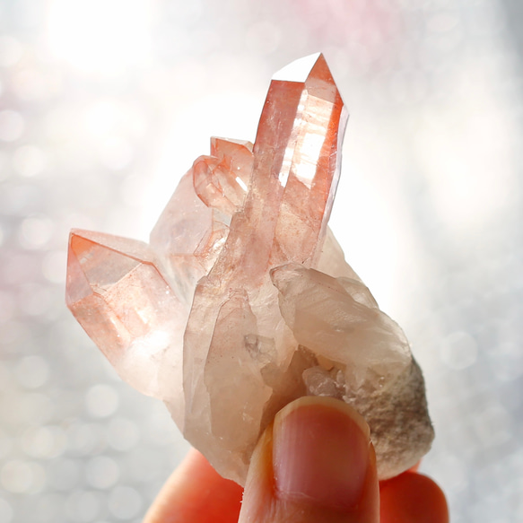 ディープピンクレムリアンシード ディアマンティーナ産 天然石 水晶 鉱物 一点物 7枚目の画像