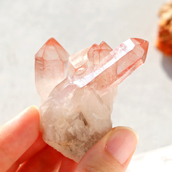 ディープピンクレムリアンシード ディアマンティーナ産 天然石 水晶 鉱物 一点物 16枚目の画像