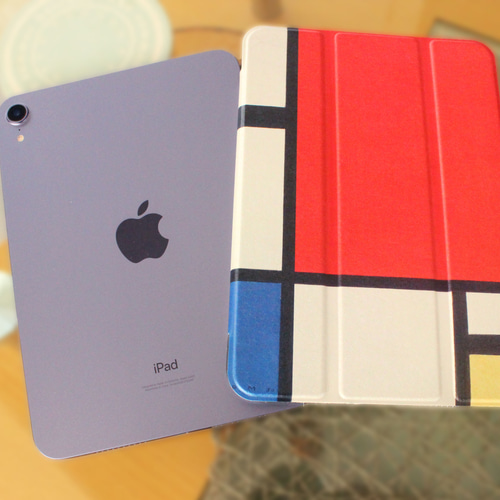 iPadケース】 手帳型 3つ折りスタンド ミュシャ ☆西洋画☆ アール