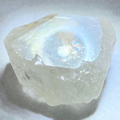 ゴールデンマイカ内包✨　レインボー エレスチャル  骸骨水晶　原石