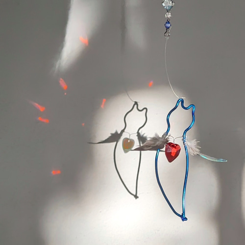 クリオネのモビール サンキャッチャー 海 天使 ハート おもしろ 雑貨