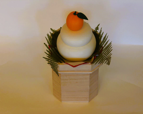 晋六窯】正月飾り2023 京都からお届けする陶器の「鏡餅」 鏡餅 晋六窯