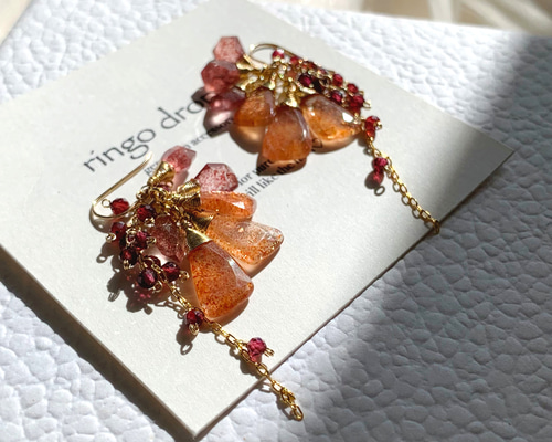 天然石　イヤリング キット 天然石のシャラシャライヤーアクセサリー(KR0803-KR0807) – 貴