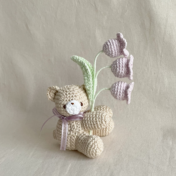 あみぐるみ　Aモビール　フラワー フラワーモチーフでつくる あみぐるみと小もの : Shining Today