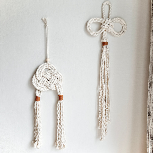 NO.71 マクラメタペストリー 個性派】マクラメタペストリー #50 受注製作 タペストリー・壁掛け