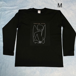 XLサイズ　ゴッホミュージアム スカルロングTシャツ ブラック ゴッホ Tシャツ 骸骨 フィンセント ファン ライフ イズ アート 長袖