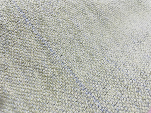 ウールの手織り　着るストール（うぐいす色） W1389981169(10725円)