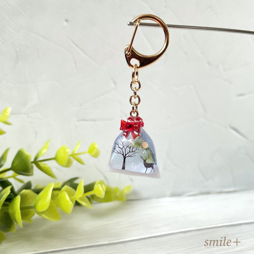 雪景色☆ラッピング袋風キーホルダー キーホルダー smile+ 通販
