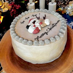 Christmas cake / 4.5.6号サイズ/クリスマスケーキ/クリスマス2023 4枚目の画像