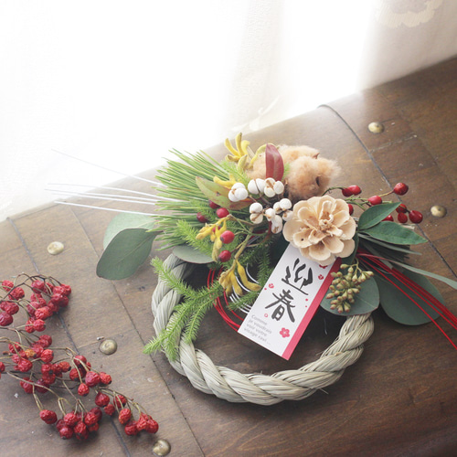 フレッシュなminiしめ縄 しめ縄・しめ飾り petit chocolat 通販